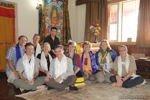 Karmapa with the 1st Medical Monlam Group