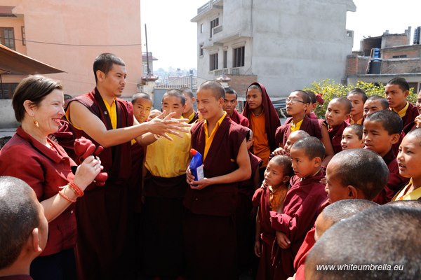 Hygiene teachings with Lama Phuntsok and Tashi the bear from KHCP