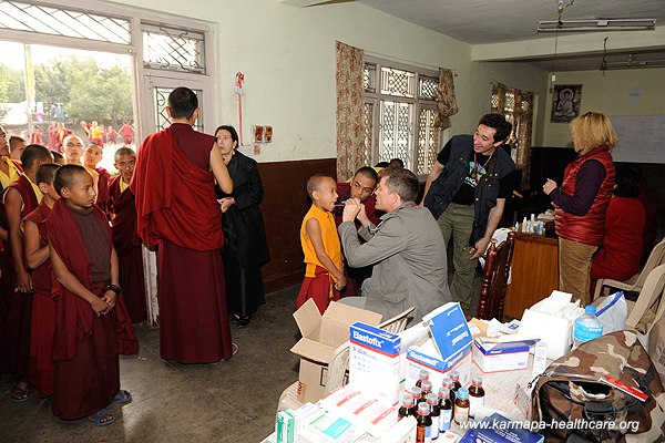 Medical Camp at Sherab Gyaltsen Rinpoche's school Kathmandu