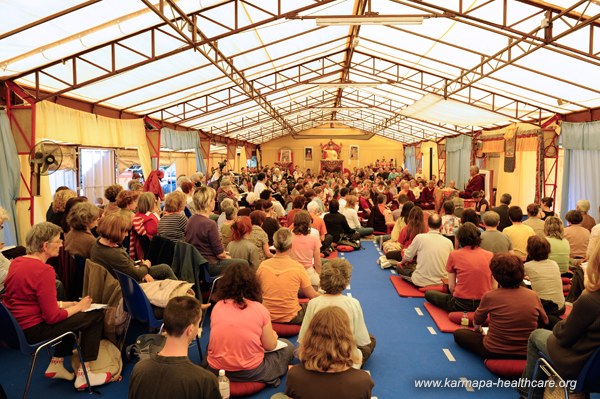Jigme Rinpoche giving teachings