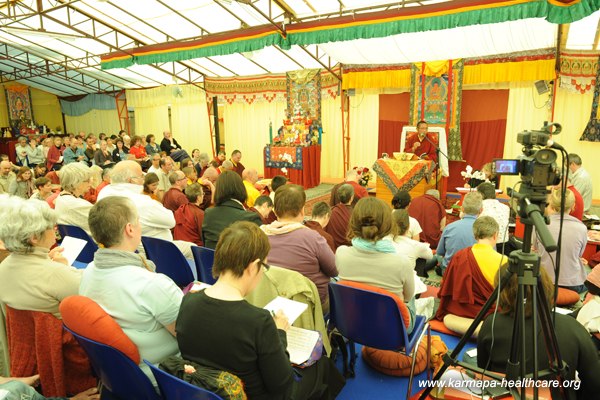 Jigme Rinpoche and Lama Trehor gave teachings