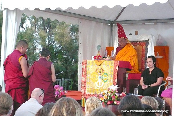 around 1500 people attended Rinpoche’s medicine Buddha initiation in Benalmadena.