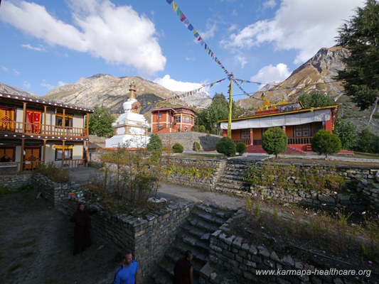 The nunnery in 3700m asl