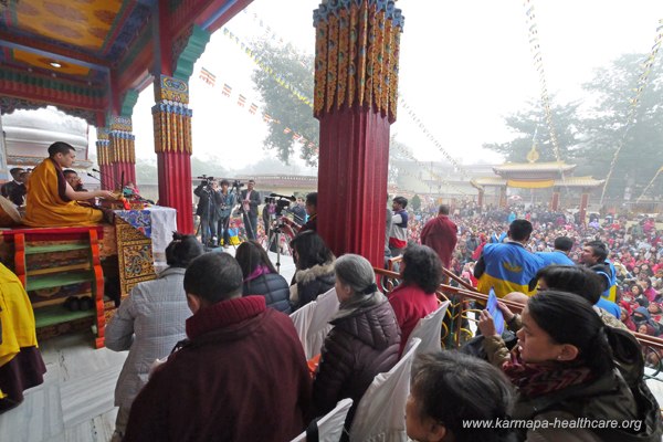 3000 people attended the Chenrezig initiation