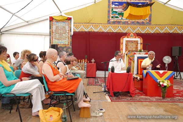 Jigme Rinpoche is teaching