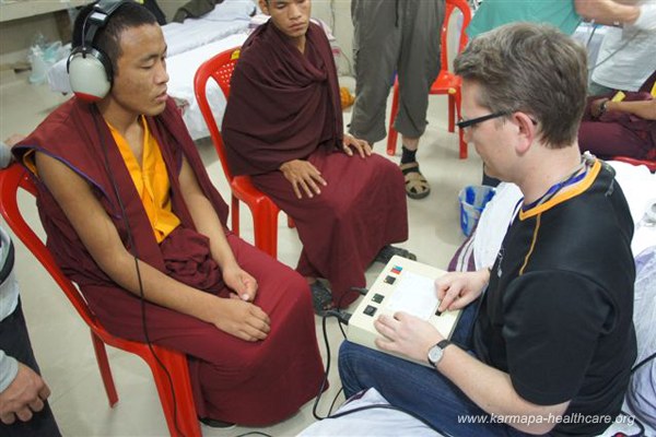 KHCP Acousticians Martin measures plenty of ears of monks