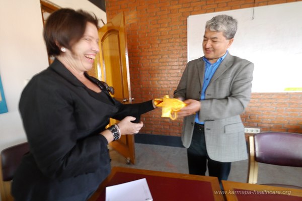 KHCP hands over the donation for the power plant