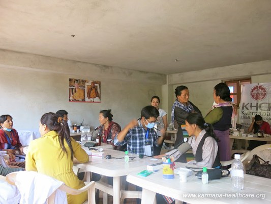 khcp Medical camp during cremation of Shamar Rinpoche in Kathmandu