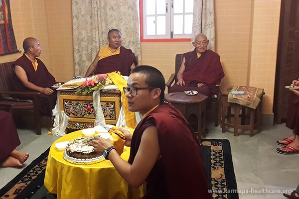 Dinner with Nedo Rinpoche and his Lamas