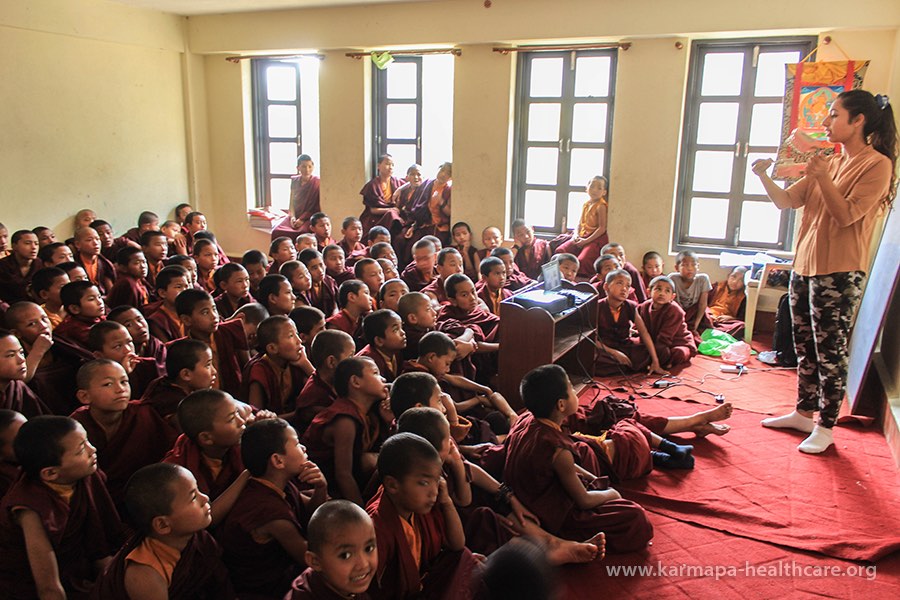 KHCP Dental lecture for the young monks of Sharminub