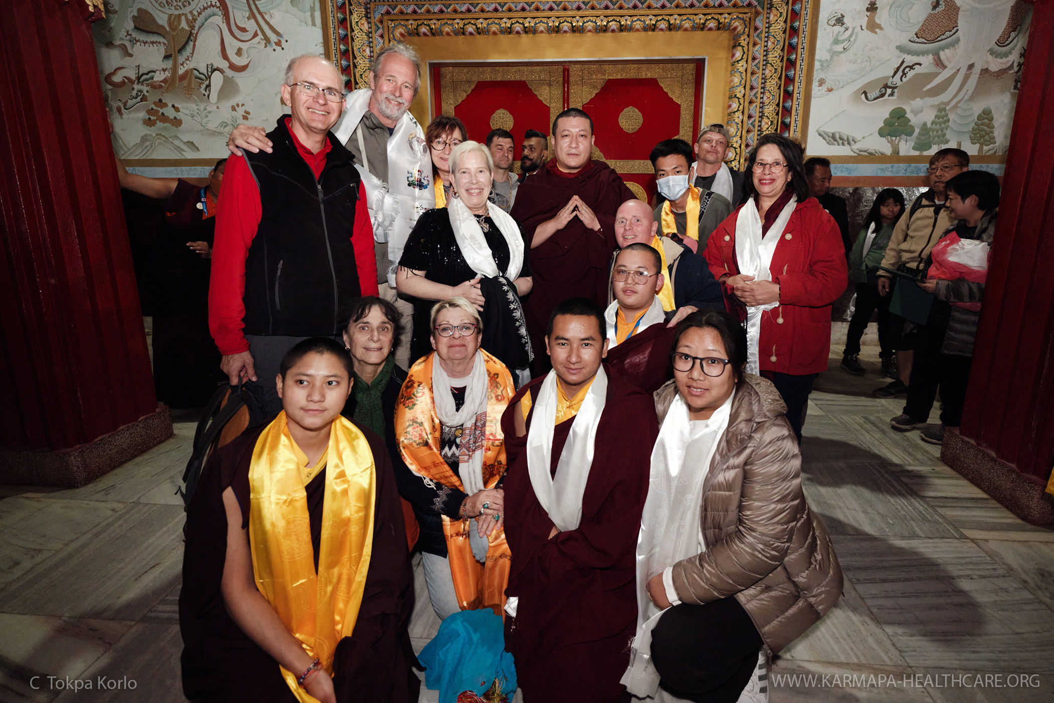 Karmapa and KHCP Medical Team