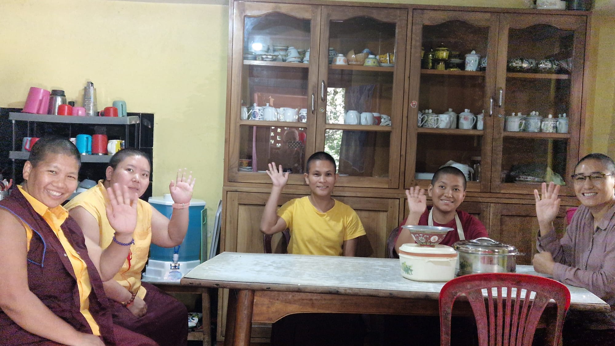 Very small kitchen for 30 nuns