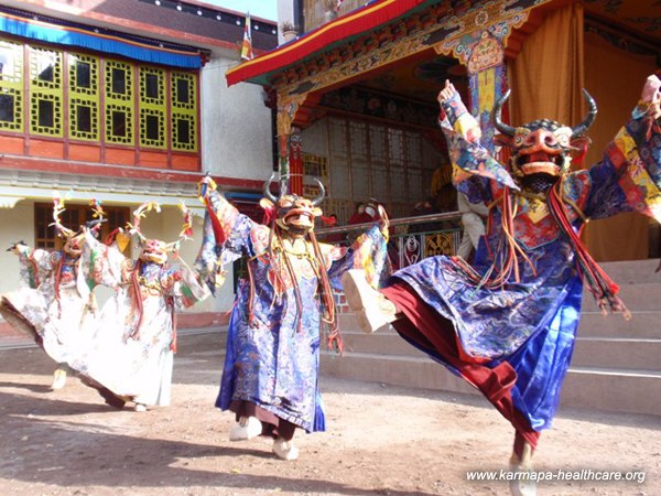 Lama Dances at Losar